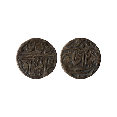 Shah Alam II, Silver Rupee, 10.93gm, Kora Mint, RY 12, Local governor issue Mirza Najaf Kh
