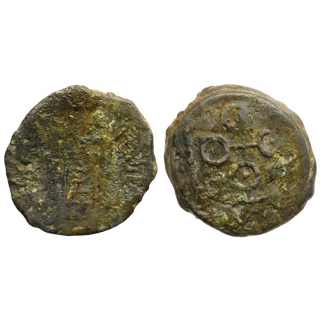 Satavahanas, Satakarni with Queen Naganika, Copper Base Alloy, 8.83gm, Junnar Region, Obv: