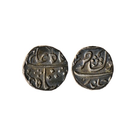 Maratha Confederacy, Silver Rupee, 11.10gm, Chandor Mint (Ja'affarabad), AH XX92, in the n