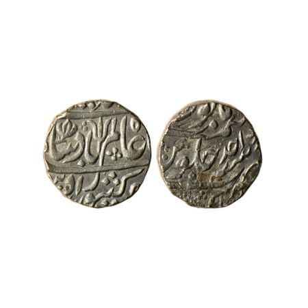 Maratha Confederacy, Silver Rupee, 11.12gm, Kora Mint, RY Ahad (1), in the name of Shah Al