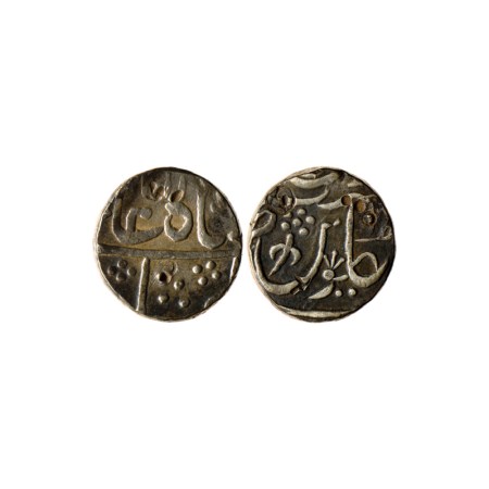 Maratha Confederacy, Silver Rupee, 11.09gm, Vaphgaon Mint unseen, AH 1211, Do boondki Rupe