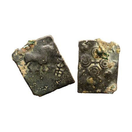 Satavahanas, Sri Satakarni, Copper Unit, 10.75gm, Achalpur Region (Amravati Dist.), Obv: L