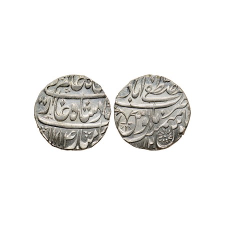 Rohilkhand, Silver Rupee, 11.13gm, Mustafabad Mint, under Hafiz Rahmat Khan, in the name o