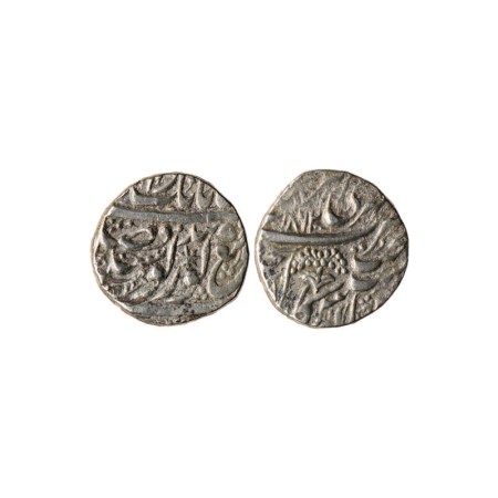 Sikh Empire, Silver Rupee, 10.97gm, Ranjit Singh, Amritsar Mint, Nanak Shahi Couplet, mora