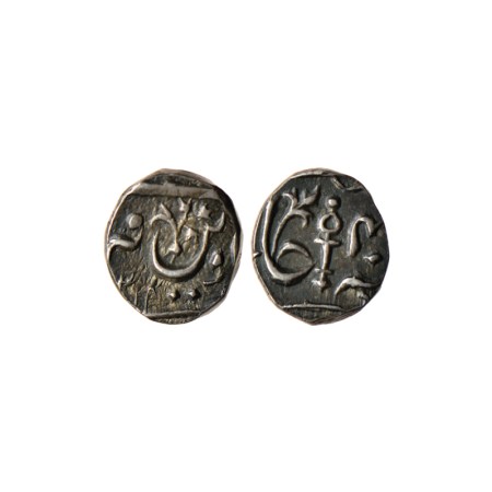 Datia, Silver 1/4 Rupee, 2.72gm, Hammered Coinage, (Dalipnagar) Mint, AH X211, In the name
