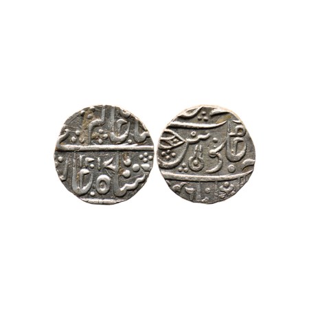 Indore, Silver Rupee, 11.20gm, in the name of Shah Alam II, Maheshwar Mint, AH 1217, Bilva