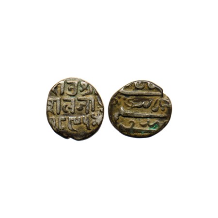 Kutch, Silver 1/2 Kori, 2.23gm, Desalji II (VS 1875-1917, 1818-1860 AD), Bhuj Mint, VS 189