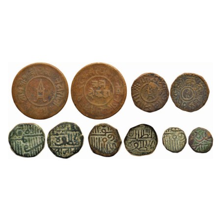 Nawanagar, Copper Trambiyo, Dokdo, Dhinglo and 3 Dokdo (5), Sri Vibhaji and Jaswant Singh,