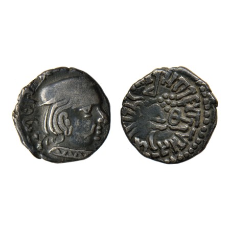 Western Kshatrapas, Vishvasena son of Bhartrudaman (c. 292-304 AD), Kardamaka Family, Silv