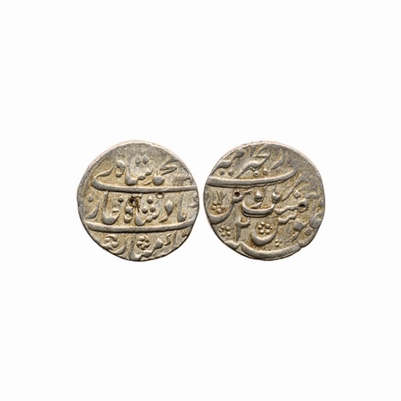 Muhammad Shah (AH 1131-1161 / 1719-1748 AD), Silver Rupee, 11.36gm, Ajmer, Dar ul Khair Mi