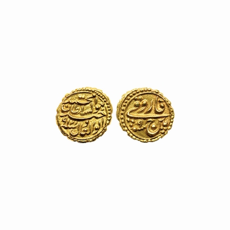 Mysore, Gold, Pagoda Farooqi, 3.46gm, Tipu Sultan (1787-1799 AD), Patan Mint, AM 1219 / RY
