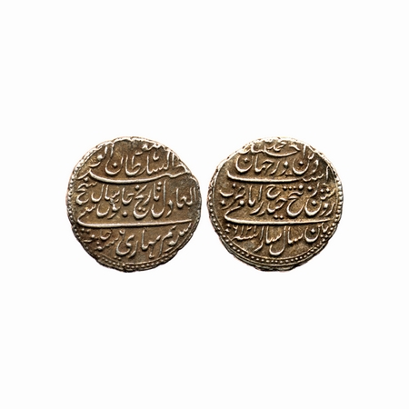 Mysore, Silver Rupee, 11.30gm, Tipu Sultan, Patan Mint, AM 1216/RY 6. KM # 126 / Henderson