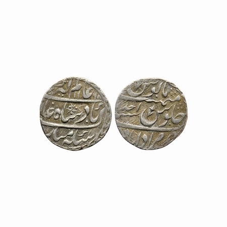 Rohilkhand, Silver Rupee, 11.28gm, Muradabad Mint, under Hafiz Rahmat Khan (AH 1167-1188/1