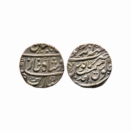 Bharatpur, Silver Rupee, 11.304 gm, Suraj Mal (AH 1170-1177 / 1756-1763 AD), Maha Indrapur