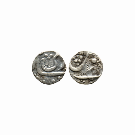 Hyderabad Feudatory Gadwal, Silver 1/4 Rupee, 2.65gm, Gadwal Mint, in the name of local Ra