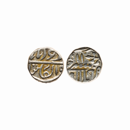 Jhalawar, Silver Rupee, 11.11gm, Madan Singh (1837-1845 AD), Jhalawar Mint, RY 11, KM 6.1.