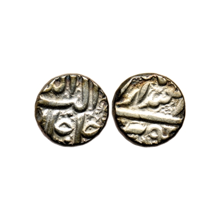 Akbar, Silver Rupee, 11.30gm, Berar Mint, Ilahi type, Month Isfandarmuz. KM 93.6. Very Fin