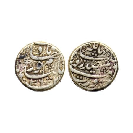 Jahangir with Noor Jahan Begum, Silver Rupee, 11.30gm, Surat Mint, AH 1036/21 RY, Poetic C