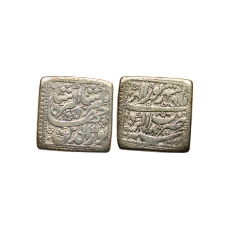 Jahangir, Silver Square Rupee, 10.44gm, Agra Mint, AH 1022/8 RY, Month Shahrewar, Both leg