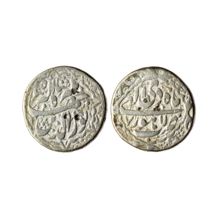 Jahangir, Silver Rupee, 11.23gm, Lahore Mint, RY 7, Month Di, with ornamental border on bo