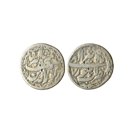 Jahangir, Silver Rupee, 11.11gm, Lahore Mint, RY 7, Month Tir, with ornamental border on b