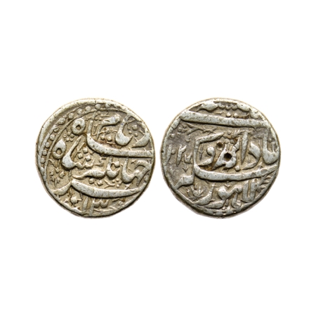 Jahangir, Silver Rupee, 11.32gm, Lahore Mint, AH 1027/13 RY, Hamisha Couplet. KM 149.14. V