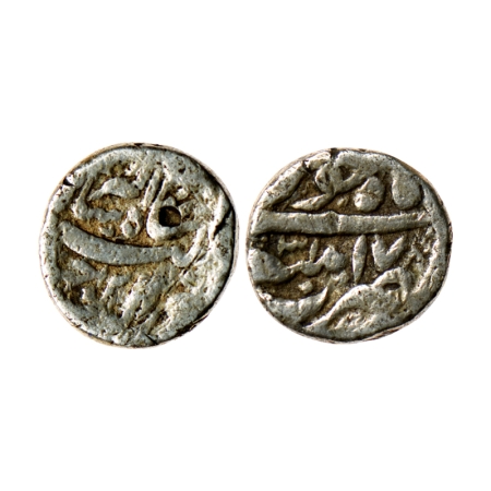 Jahangir, Silver 1/2 Rupee, 5.44gm, Patna Mint, AH 1031/17 RY, Month Khurdad. KM 136.1. Te