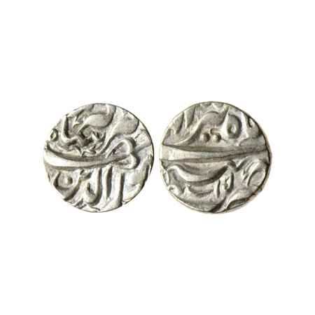 Jahangir, Silver Rupee,11.32gm, Tatta Mint, RY 15, Month Tir. KM 145.17. Very Fine +, Scar