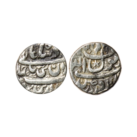 Shah Jahan I, Silver Rupee, 11.29gm, Ujjain Mint, without mint epithet. KM 222.16. About V