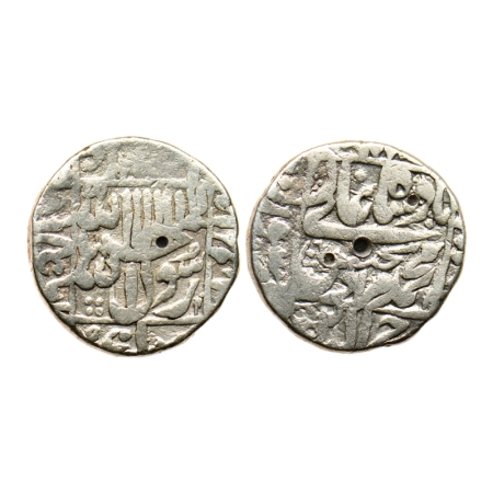 Murad Bakhsh, Silver Rupee, 11.21gm, Surat Mint, Date off flan. KM 272.3. Test mark, Fine,