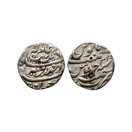 Aurangzeb, Silver Rupee, 11.33gm, Kashmir Mint, AH 1100/32 RY, Mint name written above Be 
