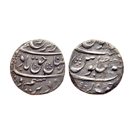 Farrukhsiyar, Silver Rupee, 10.82gm, Junagadh Mint, RY 4. KM 377.8. Test mark, Very Fine, 
