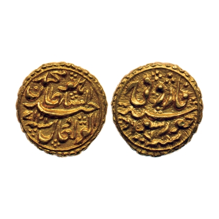 Mysore, Gold Pagoda, 3.42gm, Tipu Sultan, Khurshed Sawad Mint, AM 1217/7 RY. KM 99a/Hender