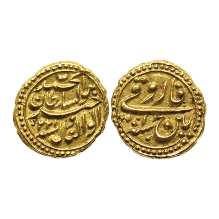 Mysore, Gold Pagoda, 3.40gm, Tipu Sultan, Patan Mint, AM 1220/10 RY. KM 129a/Henderson 20.