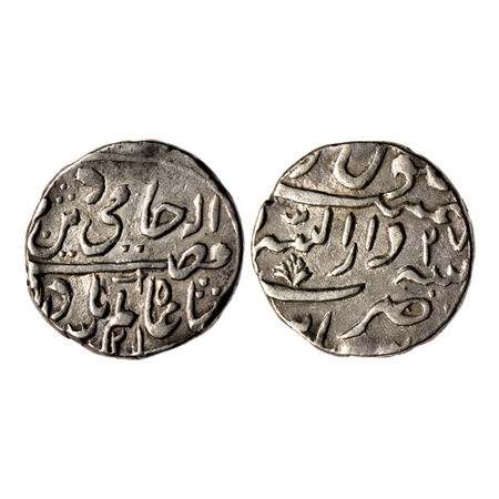 Gwalior, Silver Rupee, 11.43gm, Mahadji Rao, Dar us Sarur Burhanpur Mint, AH 1231/ RY 28, 