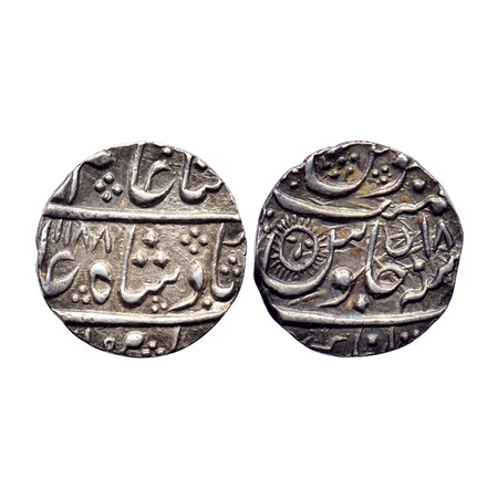 Indore, Silver Rupee, 11.26gm, Ahalya Bai (AH 1179-1210 / 1765-1795 AD), Malharnagar Mint,