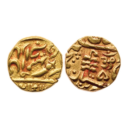 Jodhpur, Gold Mohur, 10.97gm, Umaid Singh (1918-1947 AD), in the name of George V, Nagri w
