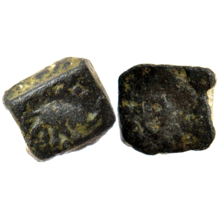 Sangam Age, Chera Kingdom, Copper Unit, 2.09gm, Obv: Elephant walking to right with trunk 
