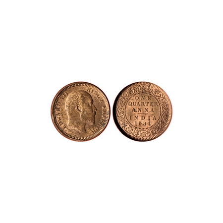 Edward VII, Copper Quarter Anna, 1904, Calcutta Mint. F.Prid. 647. (NGS Slabbed MS 61+), S