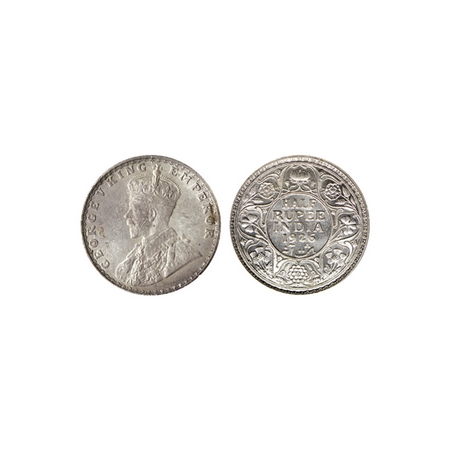George V, Silver ½ Rupee, 1926, Bombay Mint, F.Prid. 348. About Uncirculated, Scarce.