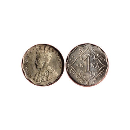 George V, Cupro-Nickle 1 Anna, 1936, Bombay Mint. F.Prid. 958. NGS Slabbed MS 60+, Scarce.