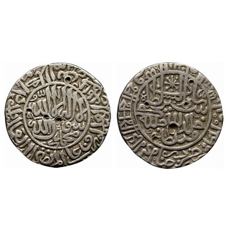 Delhi Sultanate, Silver Rupee, 11.29gm, Sher Shah Suri, Chunar Mint, AH 949, Caliphs type 