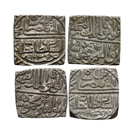 Malwa Sultanate, Silver Tanka (2 Coins), 11.12gm & 11.00gm, Mahmud Shah II (AH 916-937 / 1