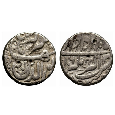Jahangir, Silver Rupee, 11.23gm, Akbarnagar Mint, Month Amardad, RY 16. KM 145.4. Test mar