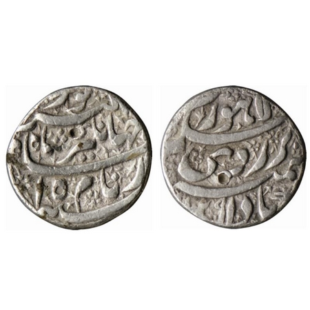 Jahangir, Silver Rupee, 10.79gm, Lahore Mint, AH 1029/ RY 15, Hamisha bar Ruye Couplet. KM