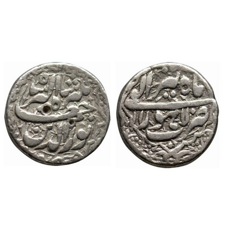 Jahangir, Silver Rupee, 11,26gm, Lahore Mint, Month Tir, RY 11, decorative border on both 