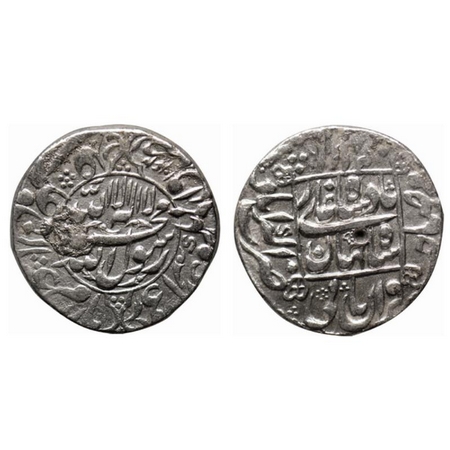 Shah Jahan I, Silver Rupee, 11.30gm, Akbarabad Mint, kalima within circle on obv, legend w