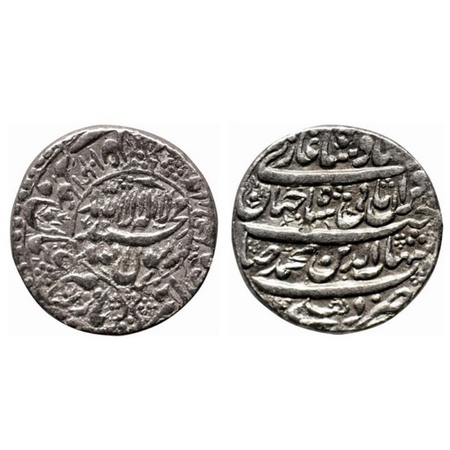 Shah Jahan I, Silver Rupee, 11.30gm, Delhi Mint, AH 1041, kalima within circle on obv, leg