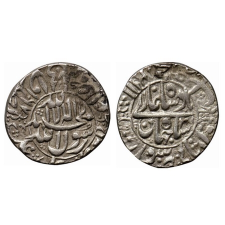Shah Jahan I, Silver Rupee, 11.43gm, Surat Mint, AH 1067/ RY 31, both side legend within c