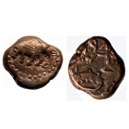 Mysore, Tipu Sultan, Copper Paisa, 11.41gm, Kalikut Bandar Mint, AH (1)198, Elephant towar